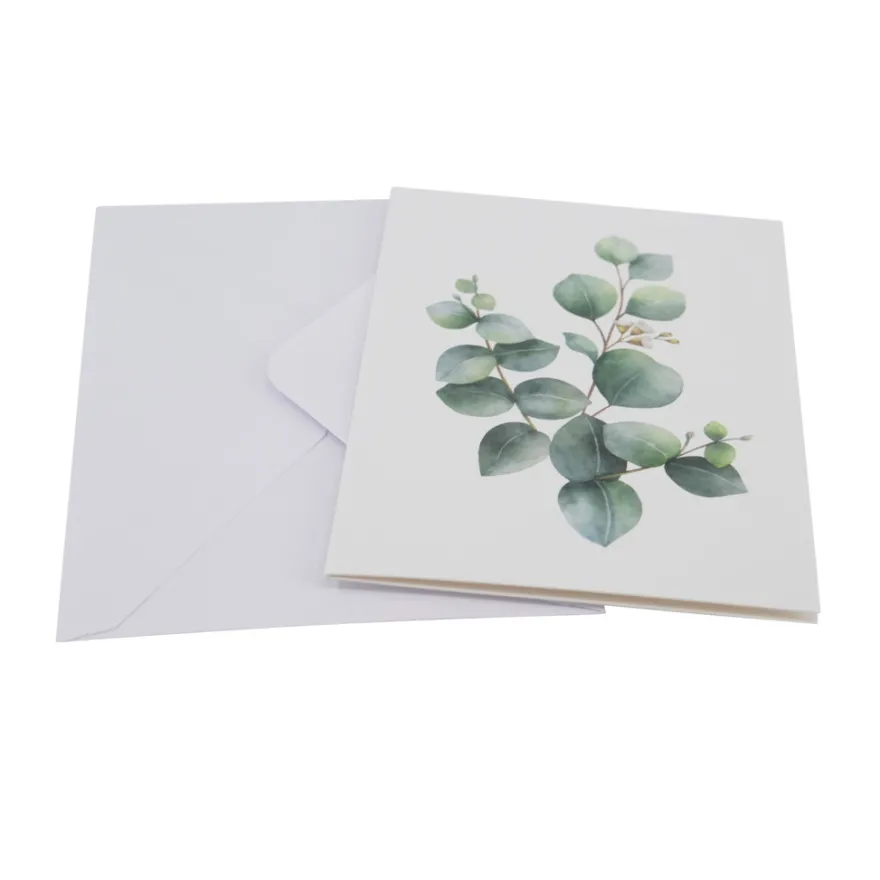 GREENIX til og fra-kort 7,5 x 10 cm assortert