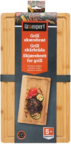 Grill skjærebrett 37 x 20 cm - Grillexpert