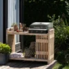 Grillbord rustikk 123 x 57,5 x 93 cm