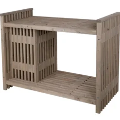 Grillbord rustikk 123 x 57,5 x 93 cm