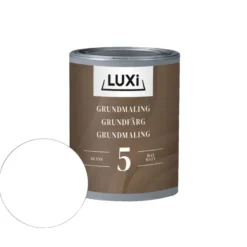 Grunnmaling hvit 0,75 liter - Luxi