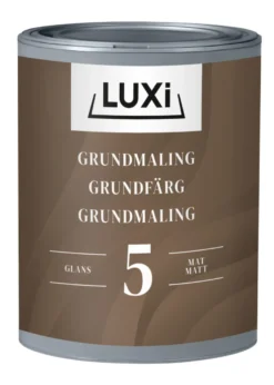 Grunnmaling hvit 0,75 liter - Luxi