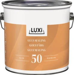 Gulvmaling alkyd pastellgrå 2,25 liter – Luxi