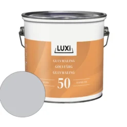 Gulvmaling alkyd pastellgrå 2,25 liter – Luxi