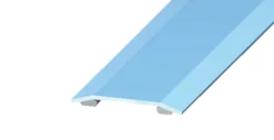 Gulvprofil børstet stål - 2,1 x 31 mm x 0,9 m