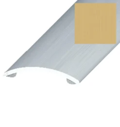 Gulvprofil matt gull - 3,2 x 30 mm x 0,9 m