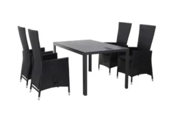 Hagebord Havanna 150 x 90 cm i alu/nonwood - Sunlife®