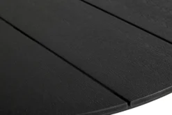 Hagebord Madrid svart Ø110 cm - Sunlife®