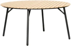Hagebord Nebraska stål/nonwood Ø150 cm - Sunlife®