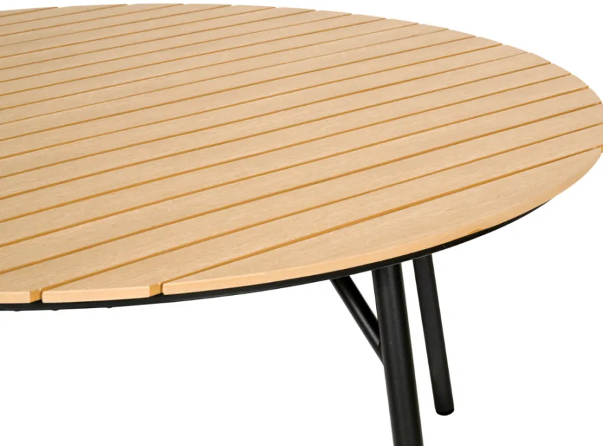 Hagebord Nebraska stål/nonwood Ø150 cm - Sunlife®
