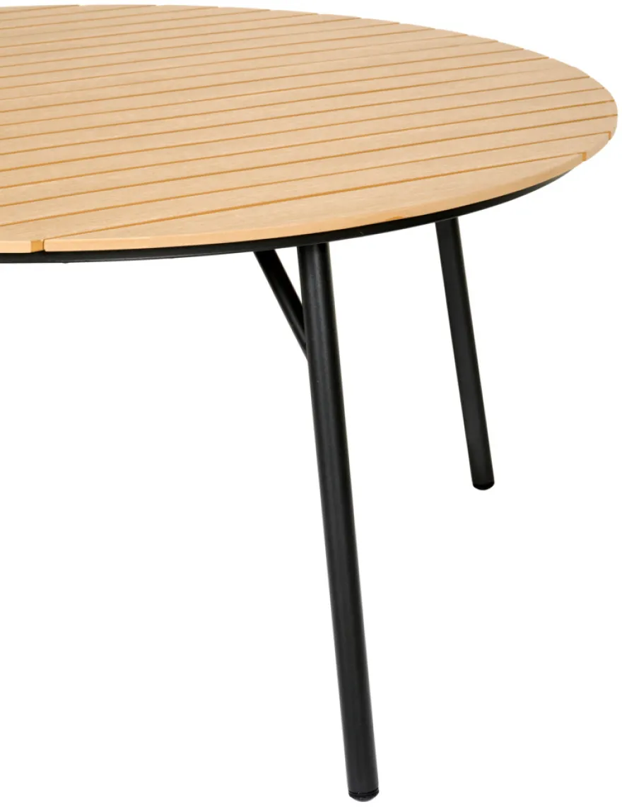 Hagebord Nebraska stål/nonwood Ø150 cm - Sunlife®