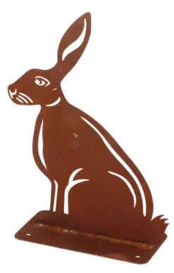 Hagefigur hare rust H27 cm