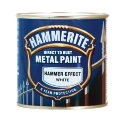 Hammerite metallmaling hvit hammereffekt 250 ml