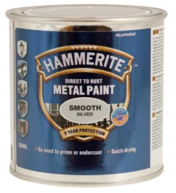 Hammerite metallmaling sølv glatt effekt 250 ml