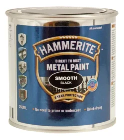 Hammerite metallmaling svart glatt effekt 250 ml