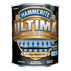Hammerite Ultima grå metallmaling 750 ml