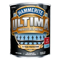 Hammerite Ultima rød metallmaling 750 ml