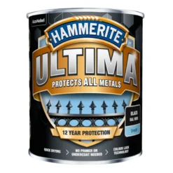 Hammerite Ultima svart metallmaling 750 ml