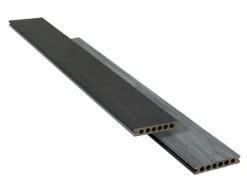 Heimdal terrassebord kompositt svart/grå 22x130x4000 mm