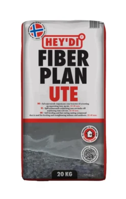 Hey'di Fiberplan Ute støpemasse 20 kg