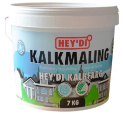 Hey'di kalkmaling lysgrå 7 kg