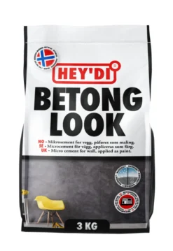 Hey'di Mikrosement Betonglook 3 kg skifter