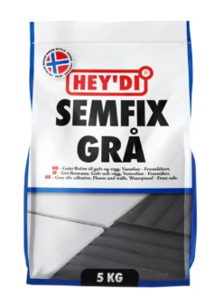 Hey'di Semfix Flislim 5 kg grå