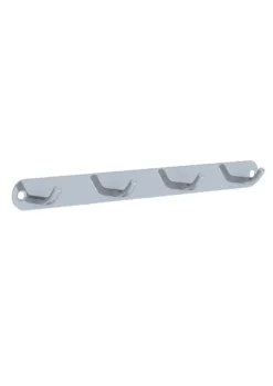 Håndklekrok med 4 kroker krom - Target