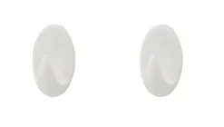 Håndklekrok oval plast large 2 stk. - Target