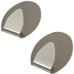 Håndklekroker oval 2 stk. metall - Target