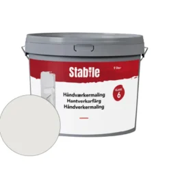 Håndverkermaling glans 6 motehvit 10 liter - Stabile
