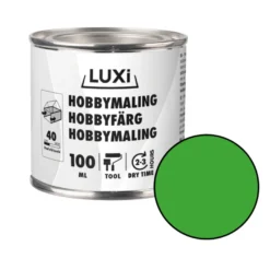 Hobbymaling grønn 100 ml - Luxi