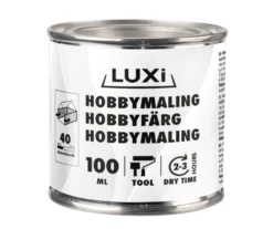 Hobbymaling rød 100 ml - Luxi