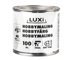 Hobbymaling sølv 100 ml - Luxi