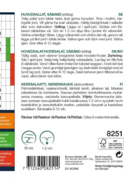 Hodesalat (såbånd) - Attraction