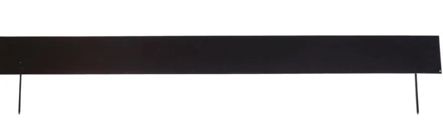 HORTUS bedkant svart med jordspyd L:110 cm
