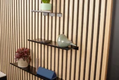 Hylle til akustikkpanel 40 cm svart