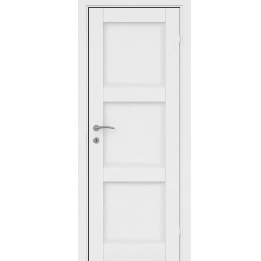 Innerdør Fashion 3 massiv hvit 82,5 x 204 cm