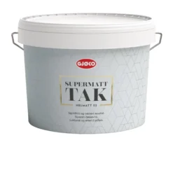 Interiør 02 hvit base 9 liter tak - Gjøco