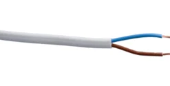 Kabel flat 2x0,75mm² 25 m med jord