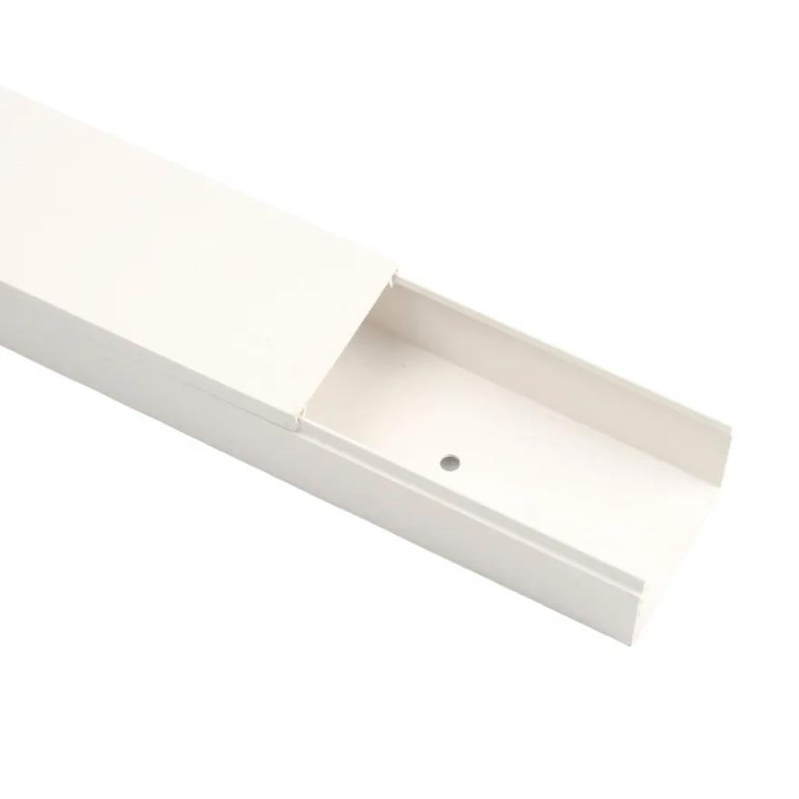 Kabelkanal hvit 60 x 40 mm