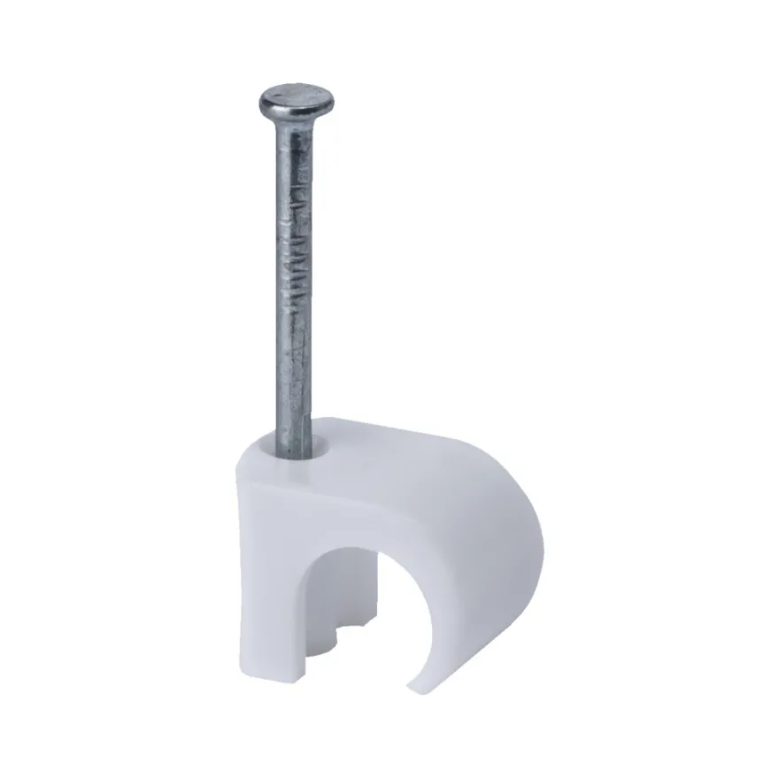 Kabelklemmer 7 - 10 mm hvit - 20 stk.