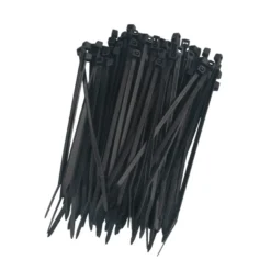 Kabelstrips 2,5 x 100 mm i svart - 100 stk.