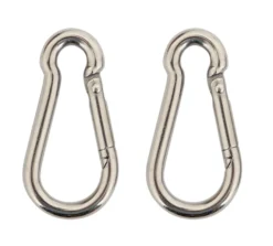 Karabinkrok Ø5 x 50 mm 2 stk.