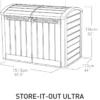 Keter Store-It-Out Ultra oppbevaringsbod 2000 liter