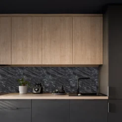 Kitchenline Kjøkkenplate Marmor Black 610 x 610 mm
