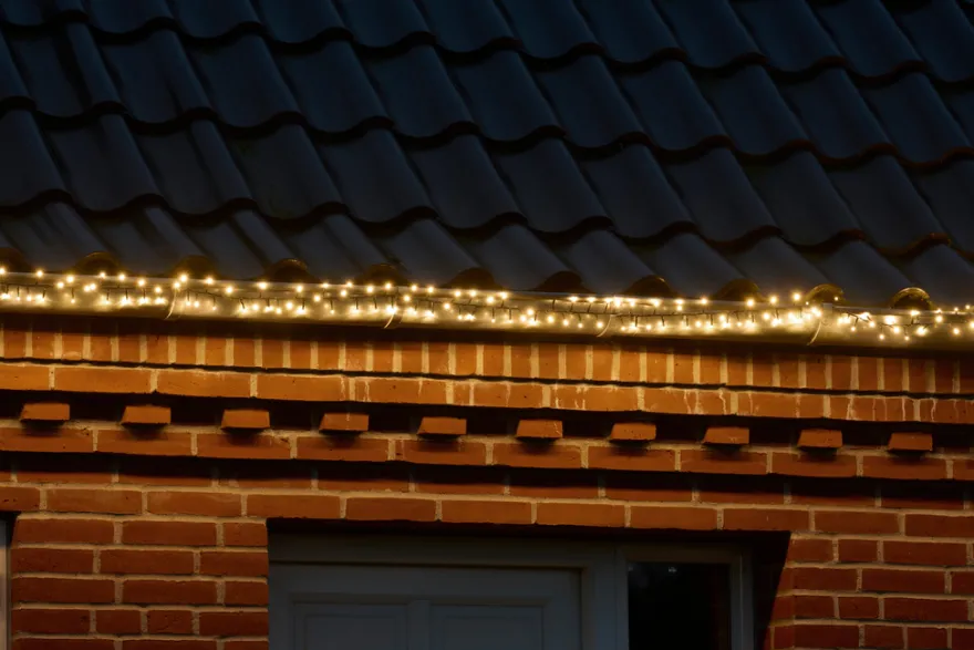 Klyngelys lyskjede 384 LED-pærer 8 meter