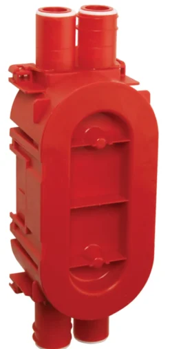 Koblingsboks dobbel 71 x 57 mm 4 stk.