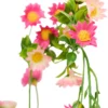 Kunstig blomsterranke rosa 210 cm