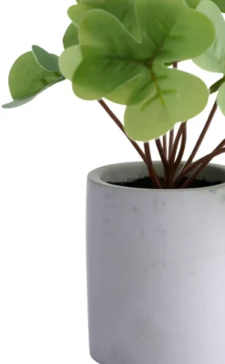 Kunstig plante kløver H18 cm